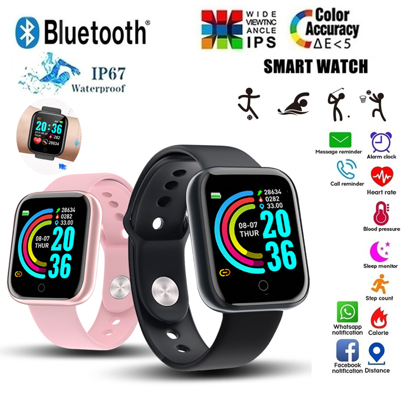 Smartwatch Faces - D20 Smart Watch Waterproof Fitness Tracker