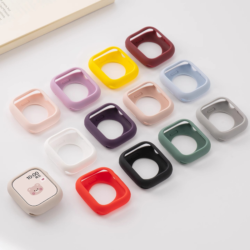 Smartwatch Band Accessories - Silicone Case for Apple Watch 11-10