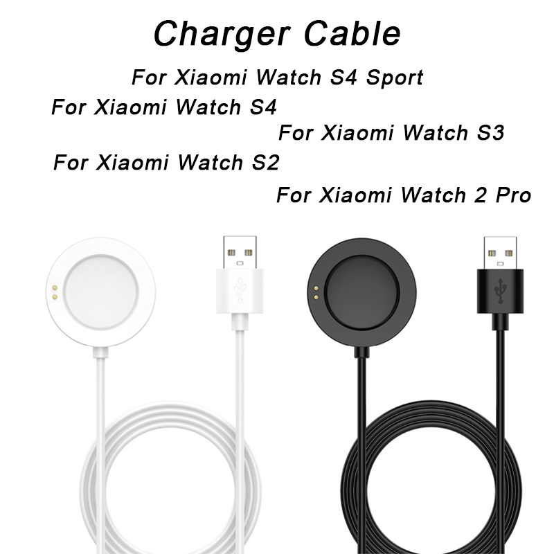 Xiaomi Smartwatch S3 Accessories - Magnetic Charger 100cm USB Cable Compatible
