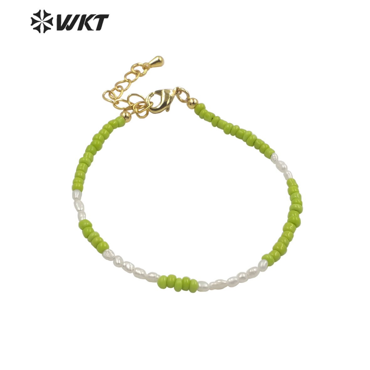 Ceramic Link Bracelet - WT-MPB079 Women Elegant Tiny 2mm Ceramic