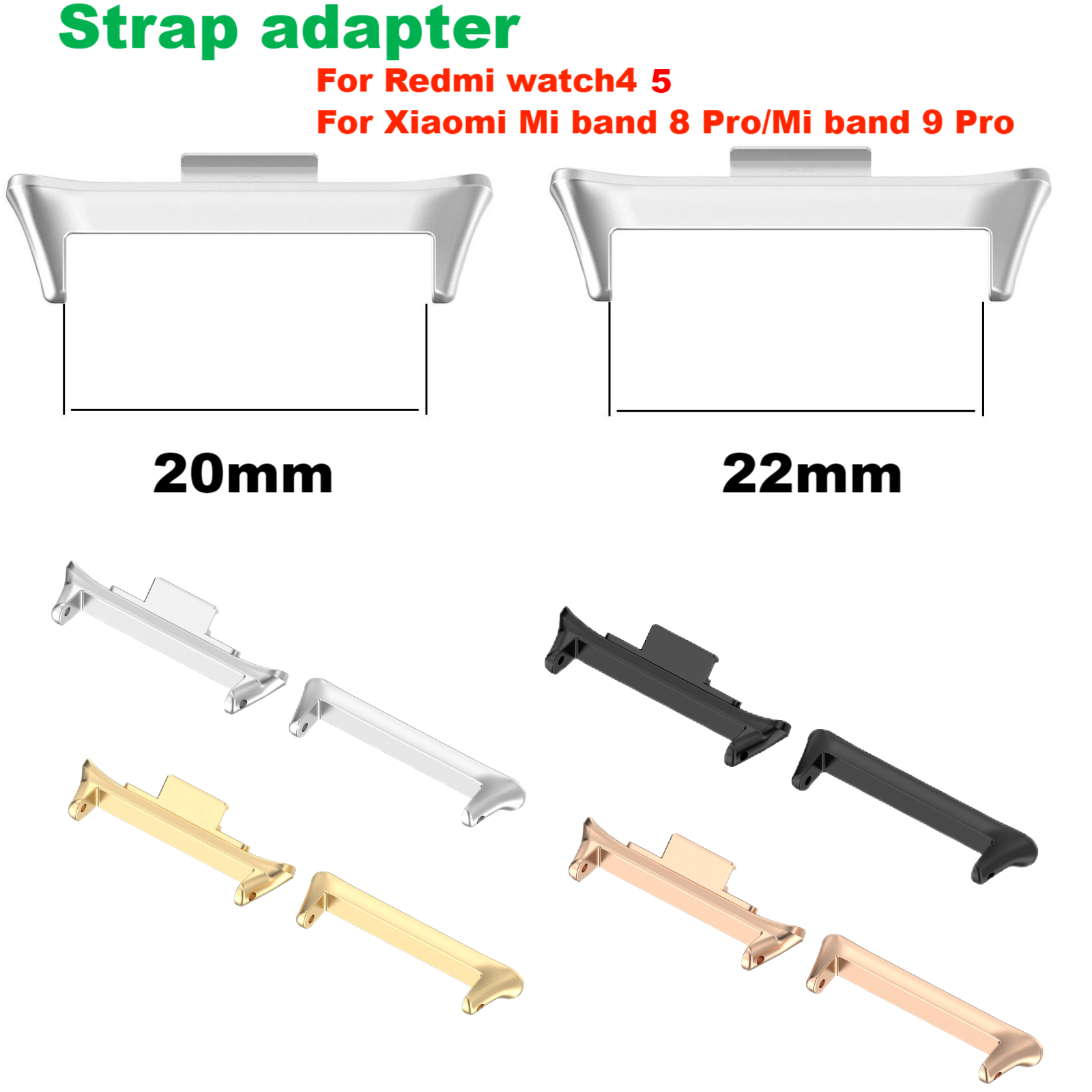 Xiaomi Smartwatch Accessories - 1 Pair Adapter for Redmi Watch