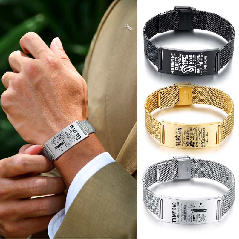 Stainless Mesh Band - Men Bracelet Timeless Nature Of Mesh