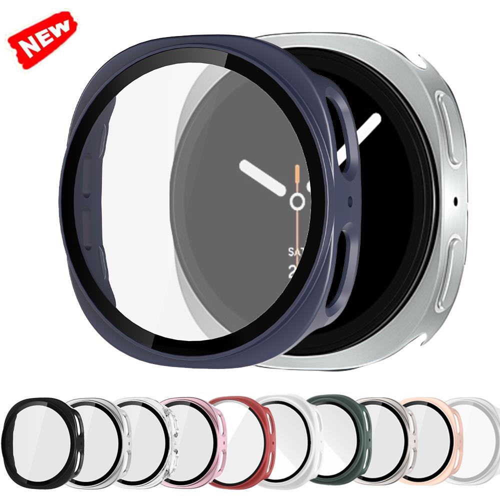 Smartwatch Band Accessories - Tempered Glass+PC Case For Samsung Galaxy