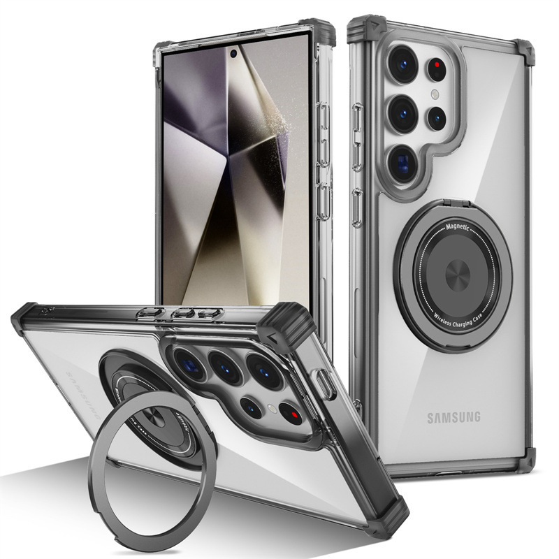 Magnetic Charging Stand - 360°Rotating Magnetic Wireless Charging Stand Clear