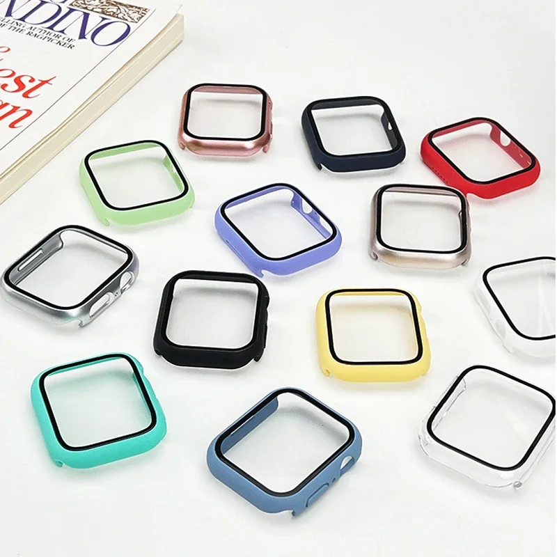 Tempered Glass+cover For Apple - Smartwatch Band Accessories recension och pris