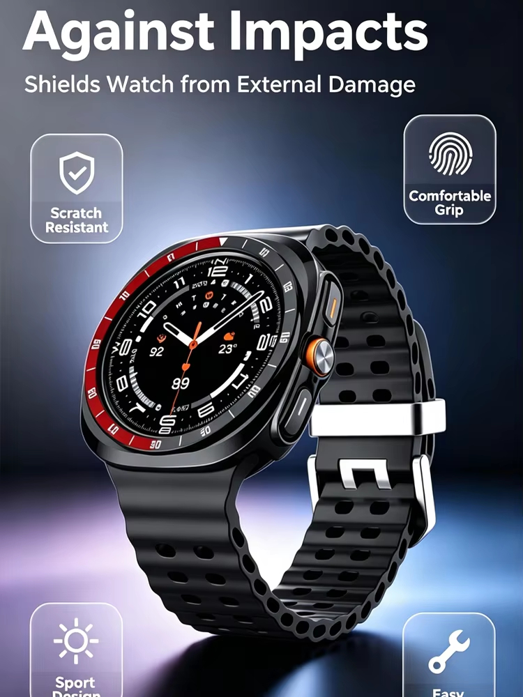 Scale Bezel+Case for Samsung G - Samsung Smartwatch Ultra Accessories recension och pris
