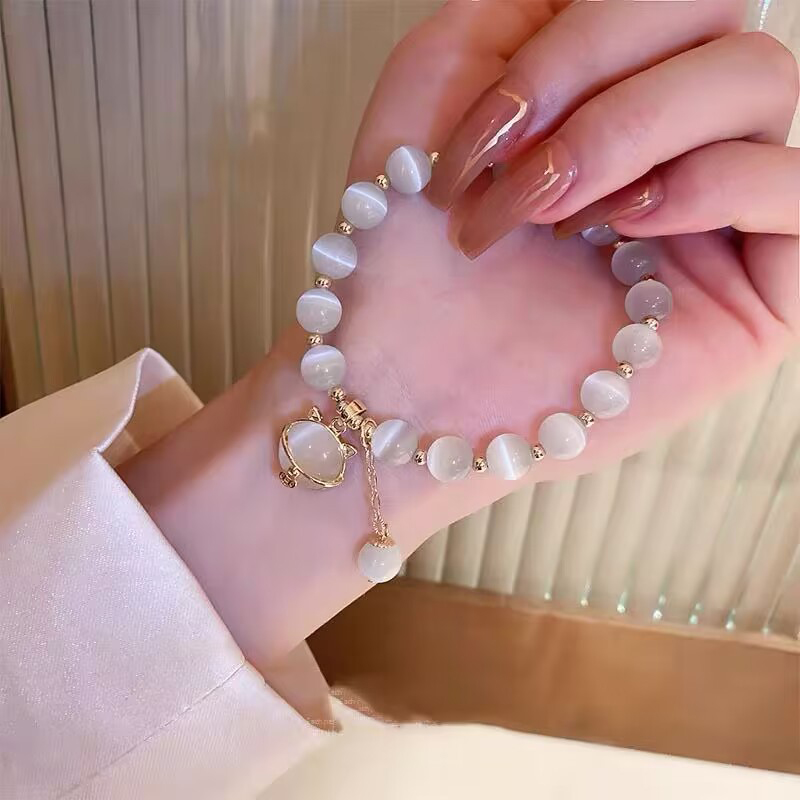 Exquisite Opal Beaded Bracelet - Ceramic Link Bracelet recension och pris