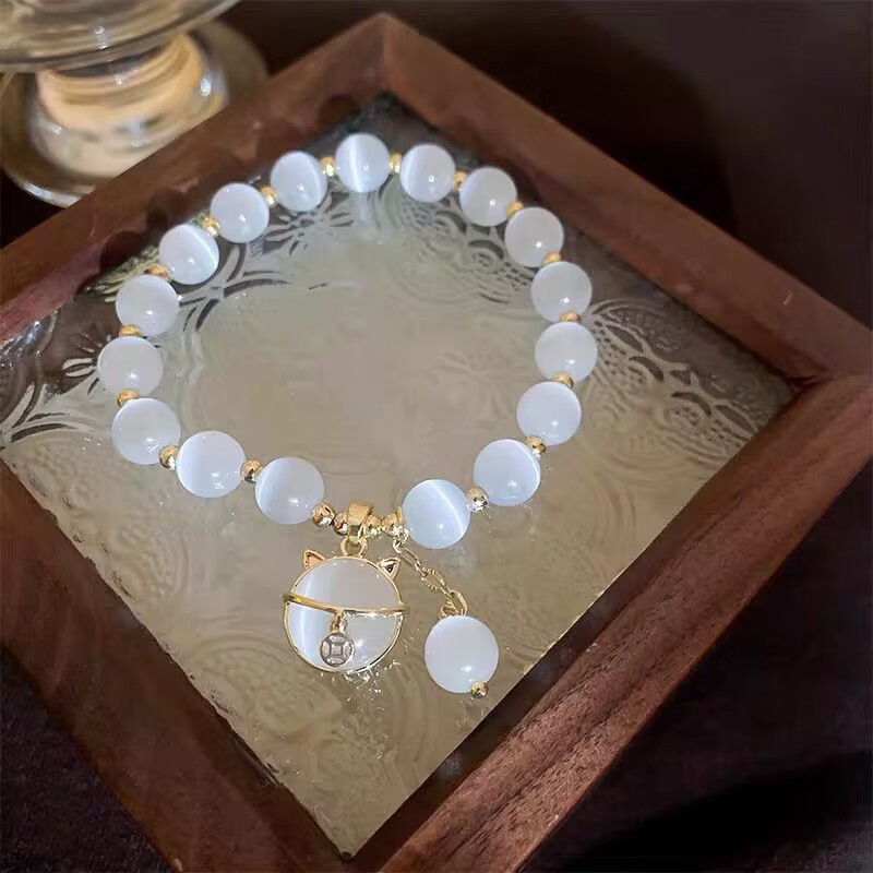Exquisite Opal Beaded Bracelet - Ceramic Link Bracelet recension och pris
