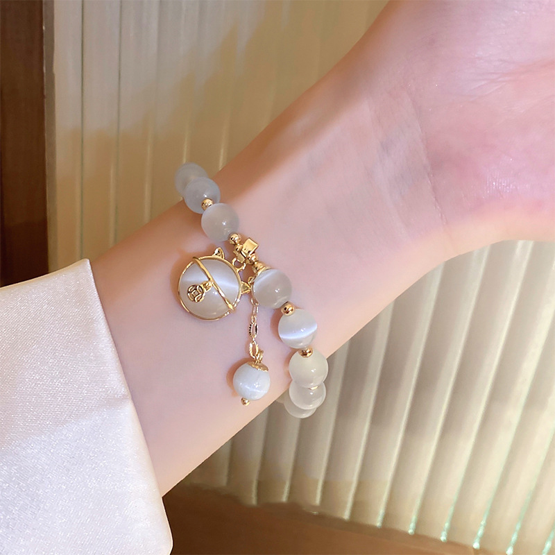 Exquisite Opal Beaded Bracelet - Ceramic Link Bracelet recension och pris