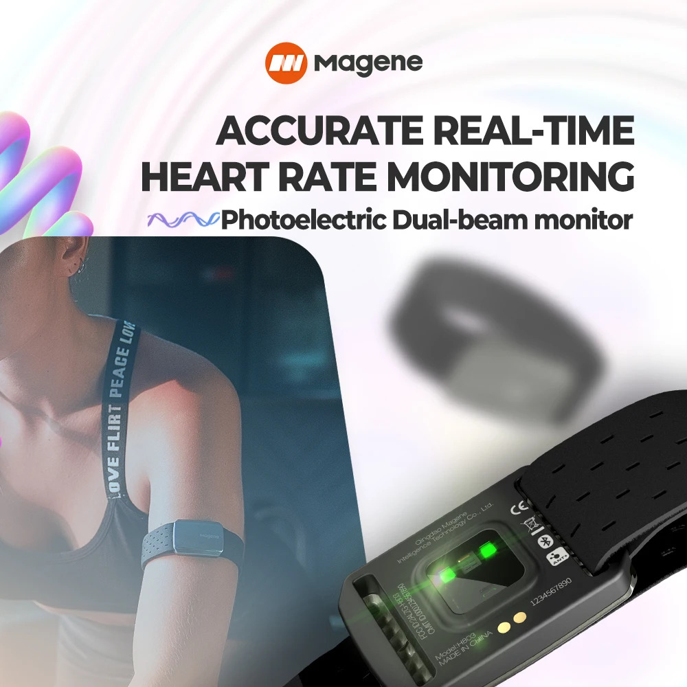 Magene H803 Heart Rate Armband - Sport Loop Strap recension och pris