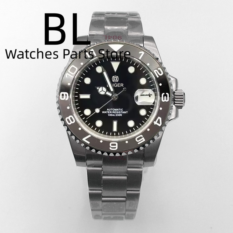 BLIGER 40mm Men's Watch NH35 A - Ceramic Link Bracelet recension och pris