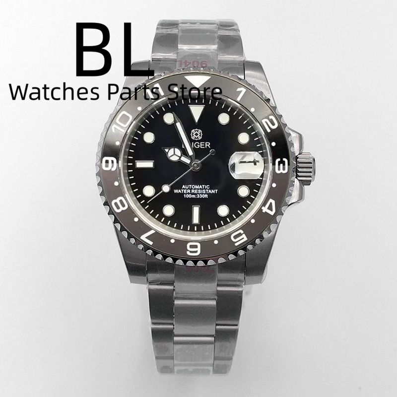 BLIGER 40mm Men's Watch NH35 A - Ceramic Link Bracelet recension och pris