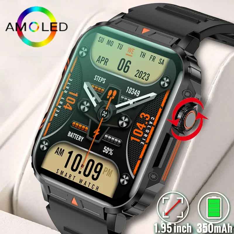 1.91 Outdoor Military Smart Wa - Smartwatch Faces recension och pris