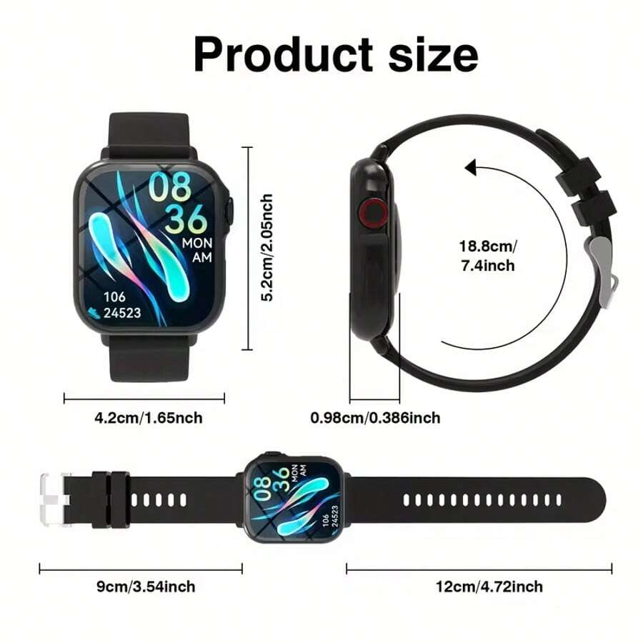 1pc 2025 Smartwatch With Full  - Smartwatch Touch recension och pris