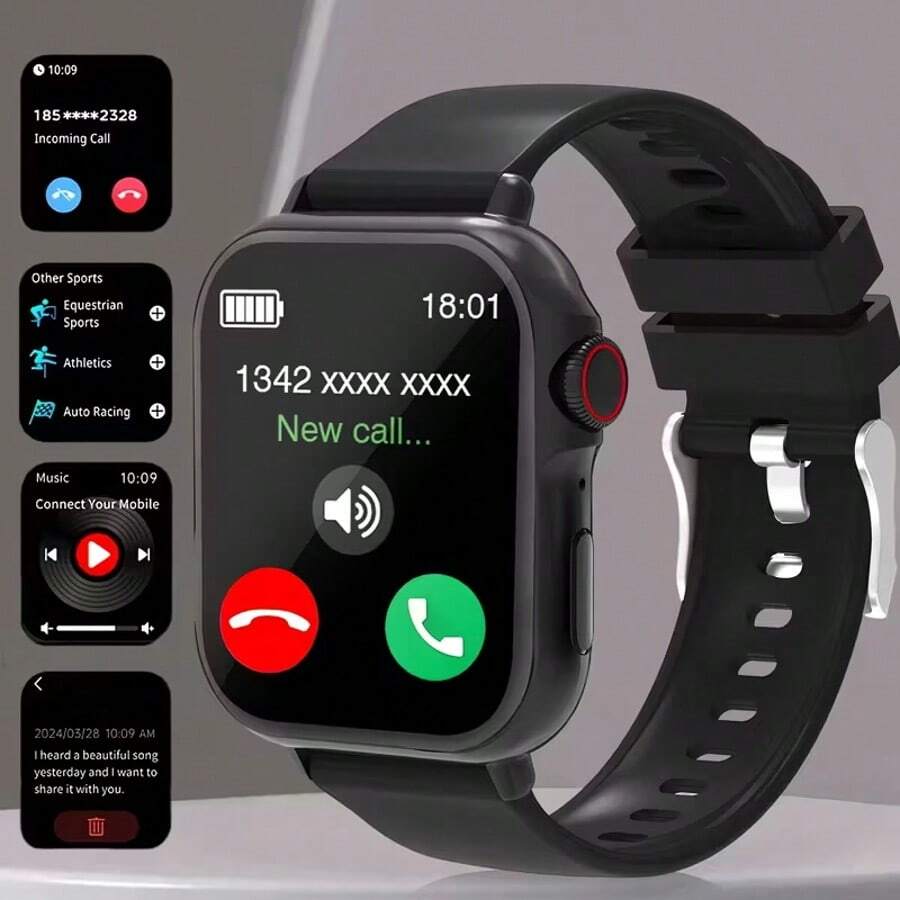 1pc 2025 Smartwatch With Full  - Smartwatch Touch recension och pris