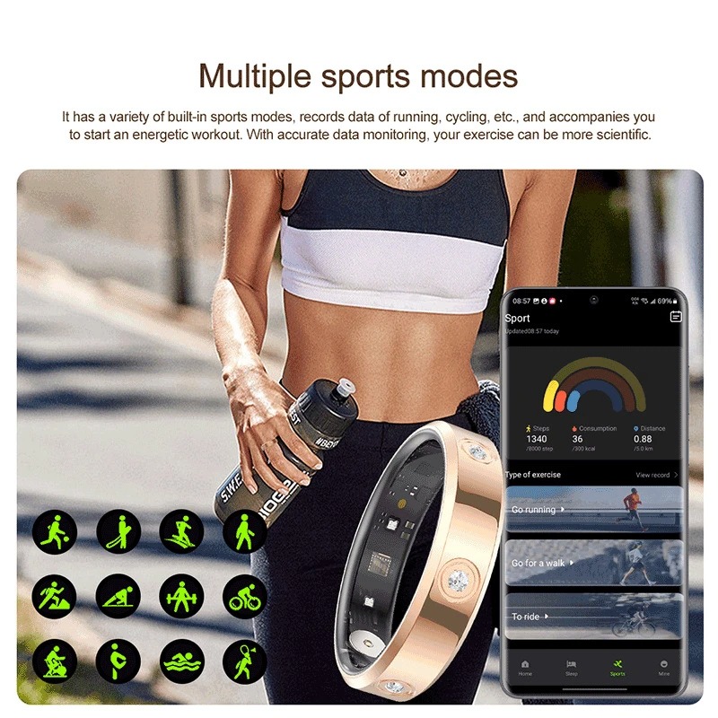 For Xiaomi Smart Ring Women Me - Sport Loop Strap recension och pris