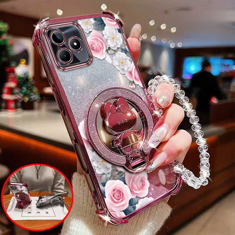 3pcs(Romantic Rose phone Case+ - Realme Note 50 recension och pris