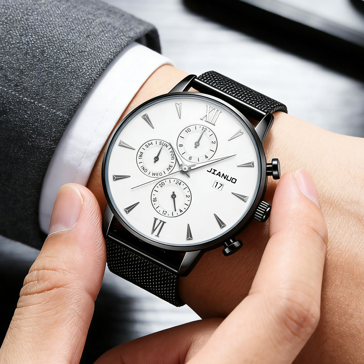 Trendy Casual Men's Milan Mesh - Stainless Mesh Band recension och pris