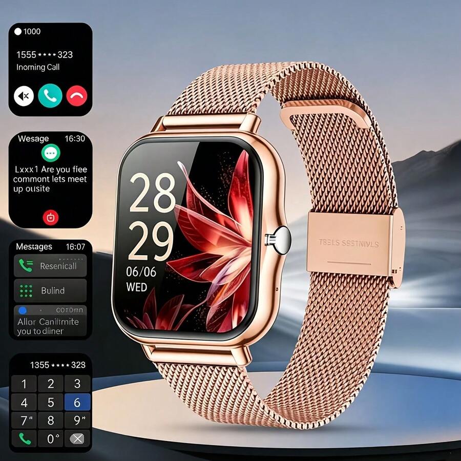 Smart Watch, Wireless Calling  - Smartwatch Touch recension och pris