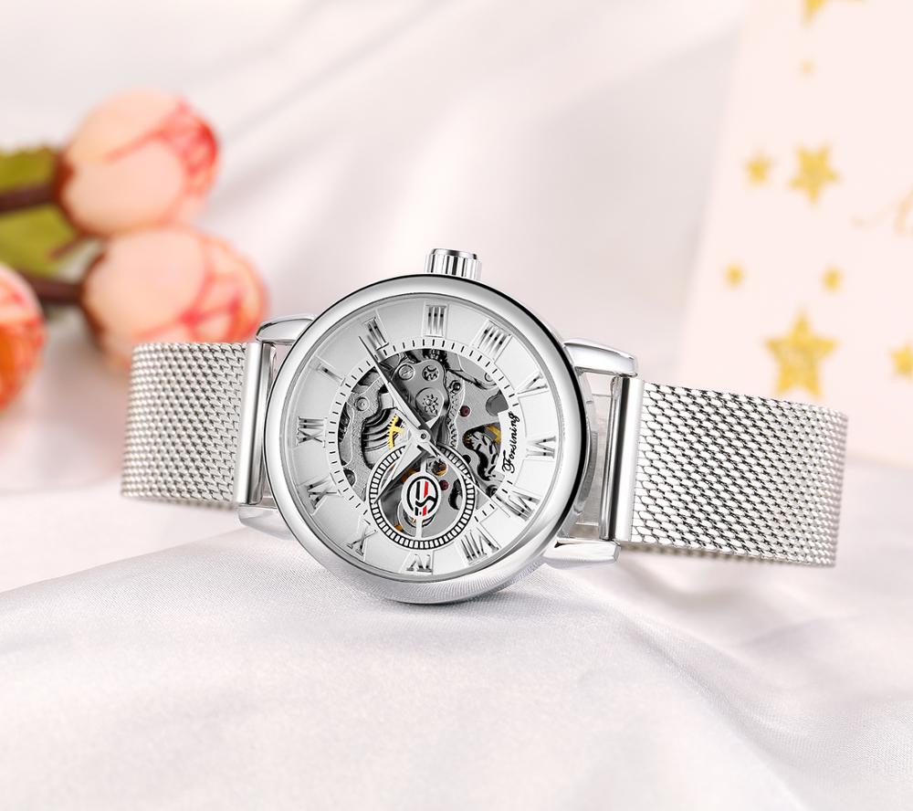 Reloj Mujer FORSINING Fashion  - Stainless Mesh Band recension och pris