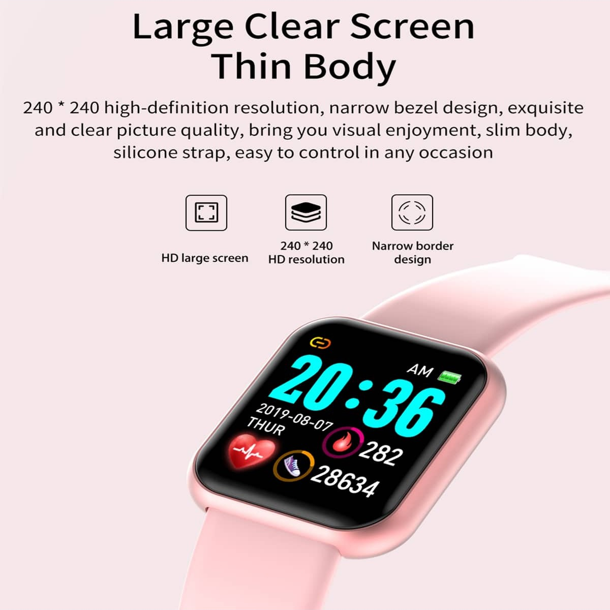 Smart Watch Message Remind Mus - Smartwatch Touch recension och pris