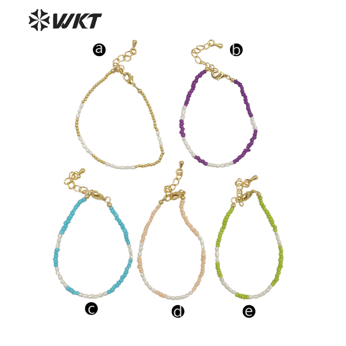 WT-MPB079 Women Elegant Tiny 2 - Ceramic Link Bracelet recension och pris