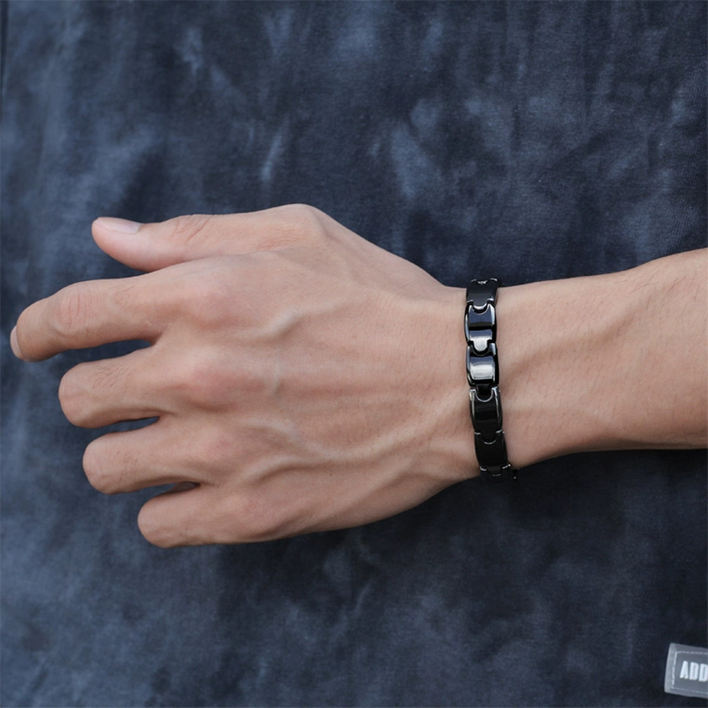 Aradoo Premium Ceramic Hematit - Ceramic Link Bracelet recension och pris
