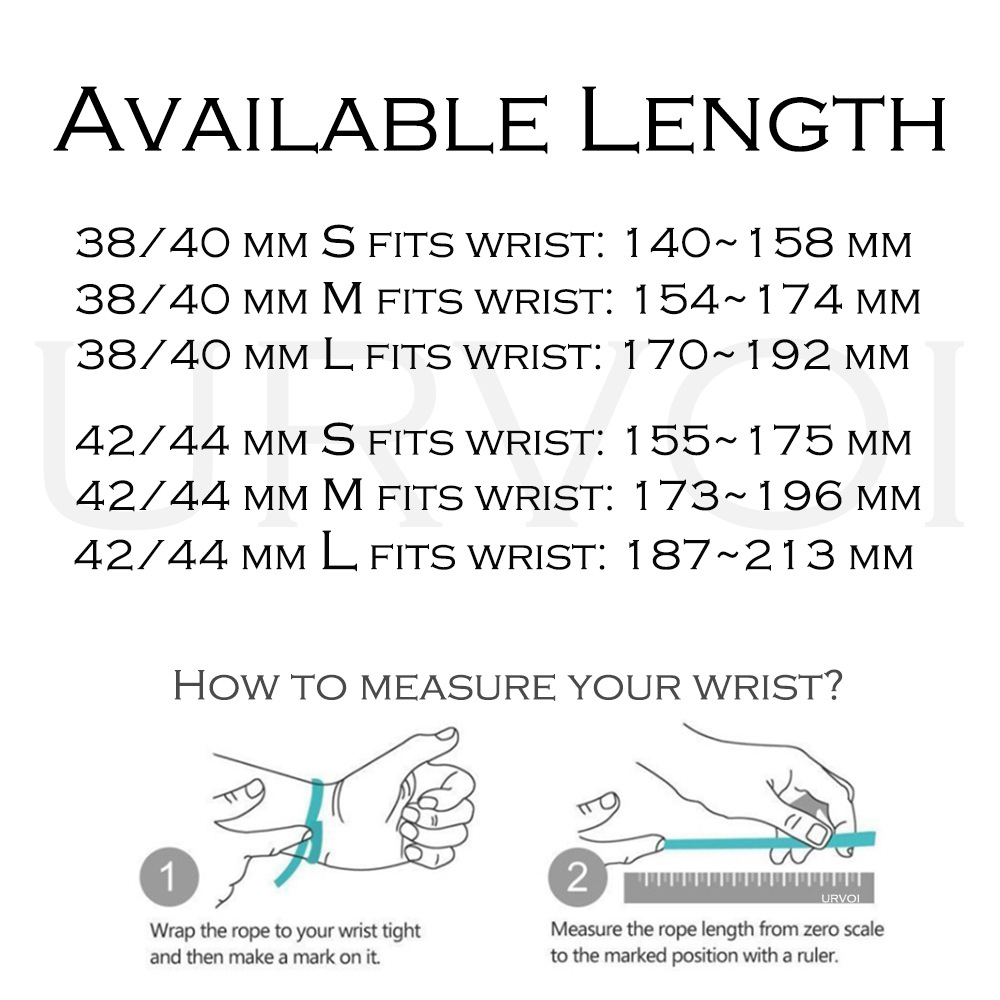 URVOI silicone loop for Apple  - Solo Loop Strap recension och pris