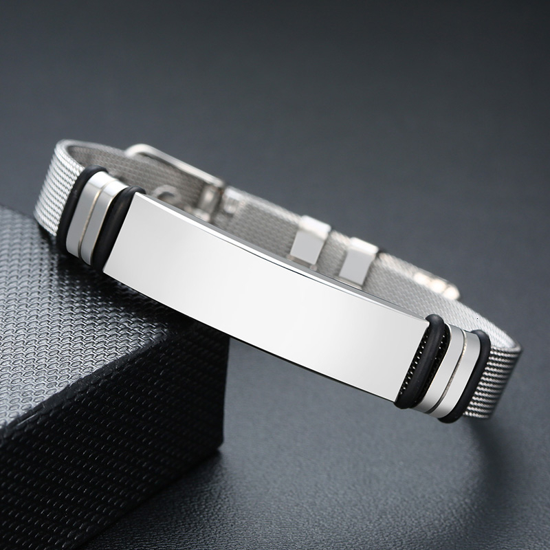 Vnox Mens Stainless Steel Cust - Stainless Mesh Band recension och pris