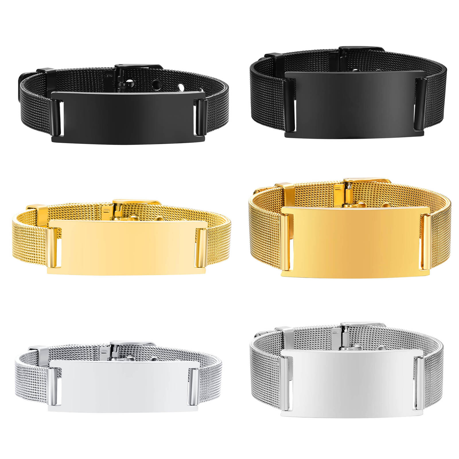 Personalized Photo Bracelet, S - Stainless Mesh Band recension och pris