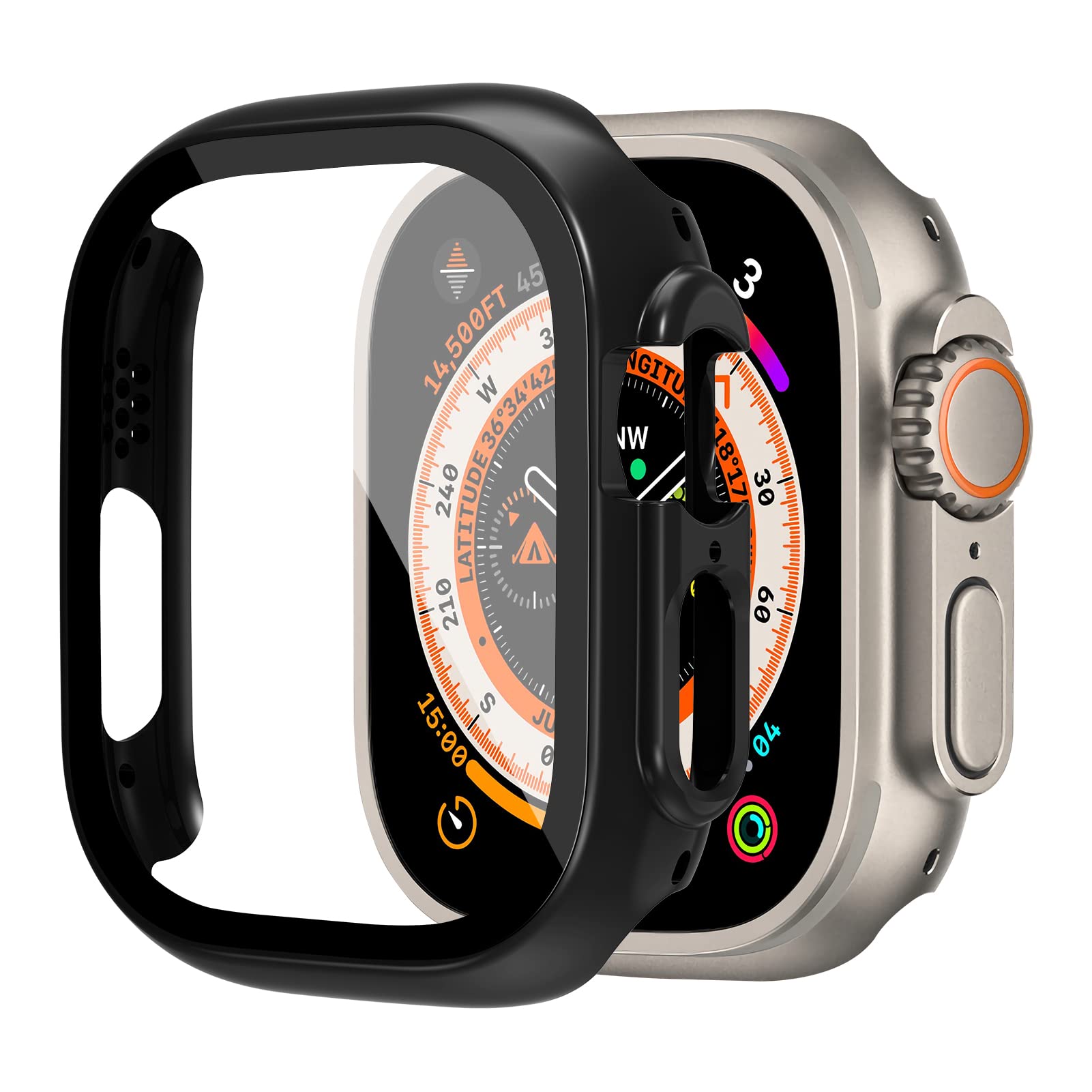 Glass+case For Apple Watch Ult - Smartwatch Band Accessories recension och pris