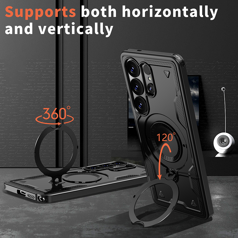 360° Rotating Stand Shockproof - Magnetic Charging Stand recension och pris