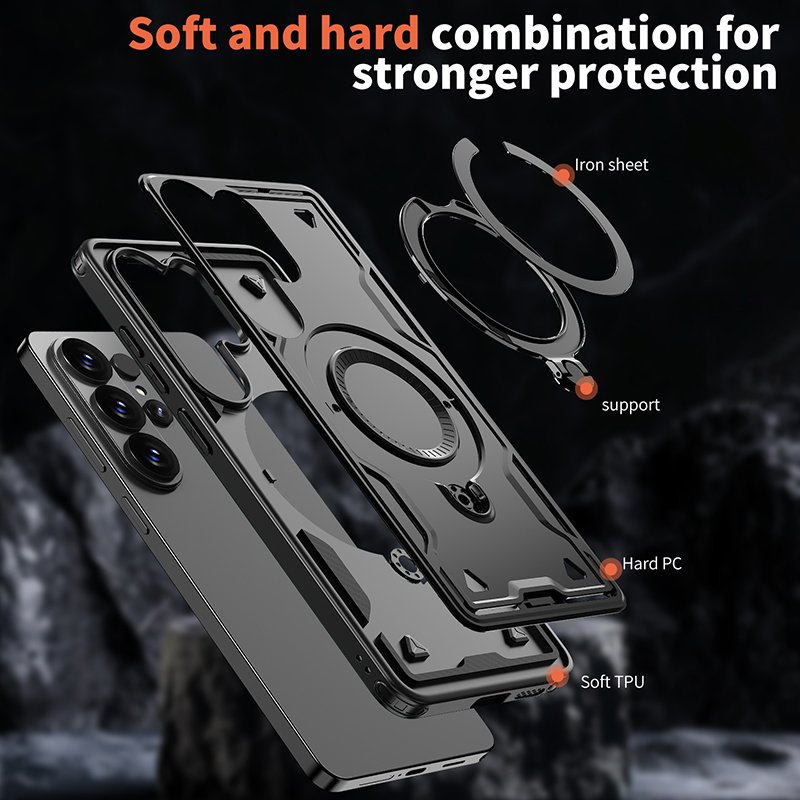 360° Rotating Stand Shockproof - Magnetic Charging Stand recension och pris