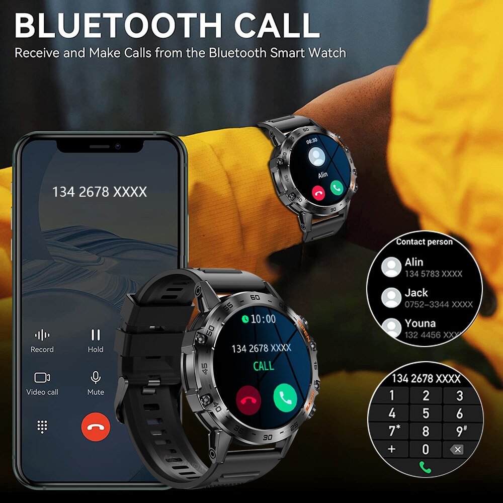 MEVADEN Steel 1.39 inch Men Lu - Smartwatch Faces recension och pris