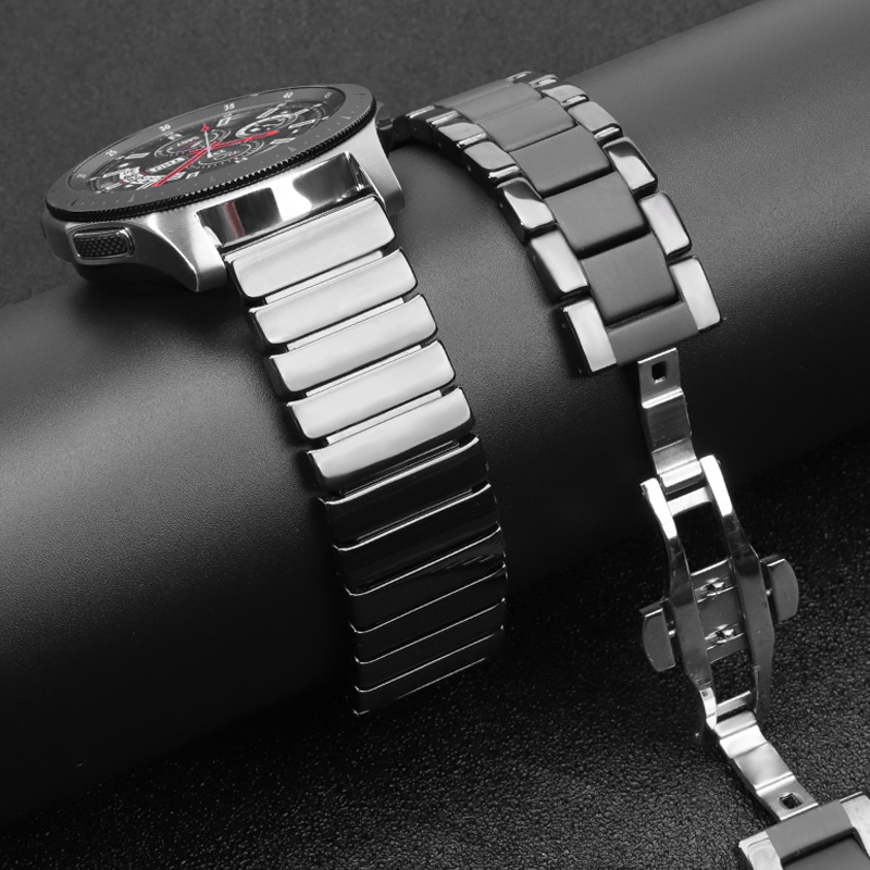 Ceramic 22mm watch band for Sa - Ceramic Link Bracelet recension och pris