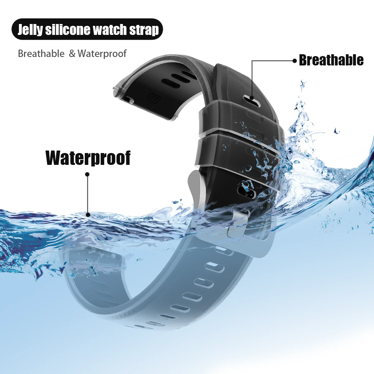 Translucent Silicone Strap For - Xiaomi Smartwatch S3 Accessories recension och pris