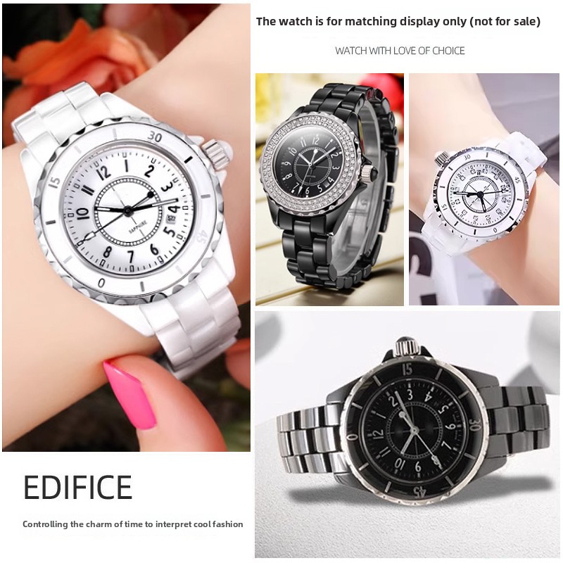 Premium-Grade Ceramic Watchban - Ceramic Link Bracelet recension och pris