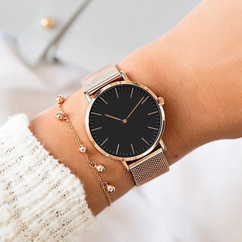 Top Brand Luxury Watches Women - Stainless Mesh Band recension och pris