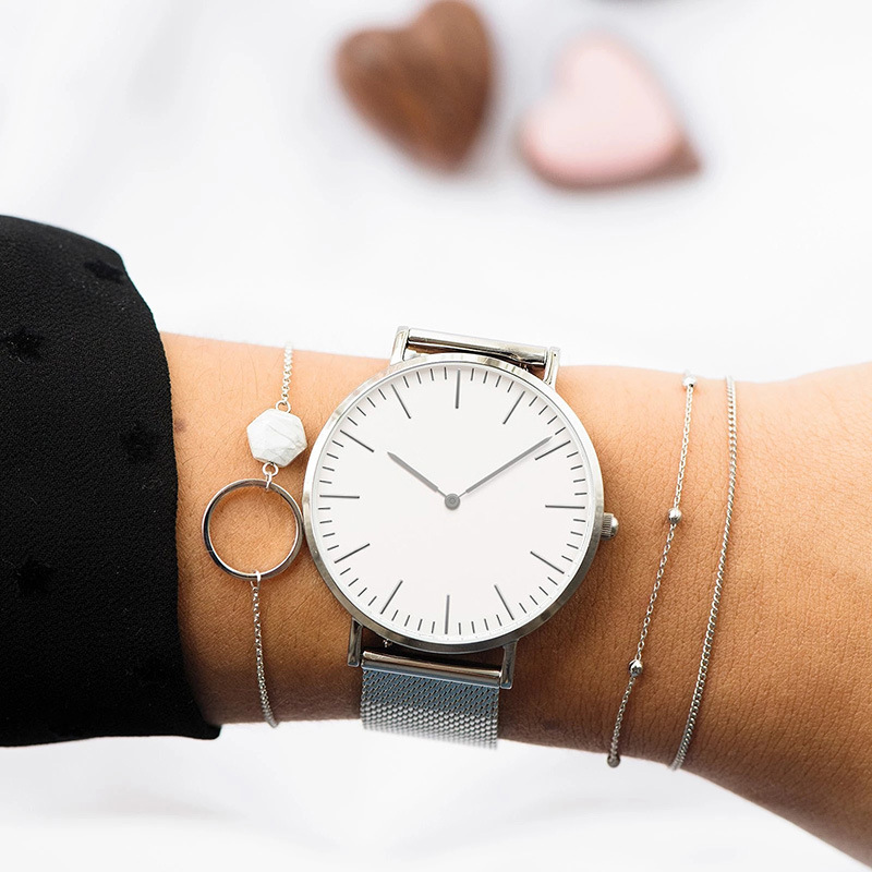 Top Brand Luxury Watches Women - Stainless Mesh Band recension och pris