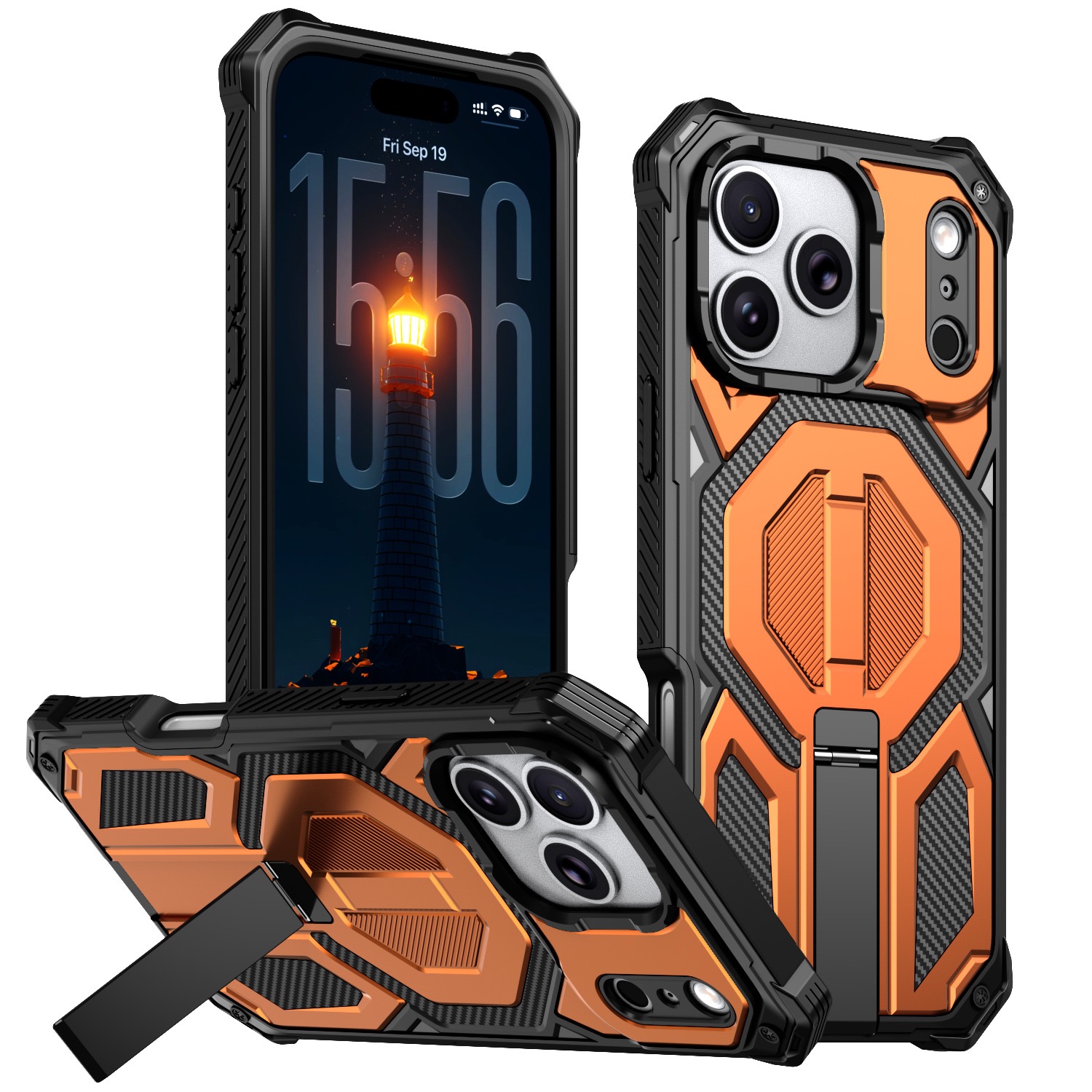 Armor Case For iphone 18 17 Pr - Magnetic Charging Stand recension och pris