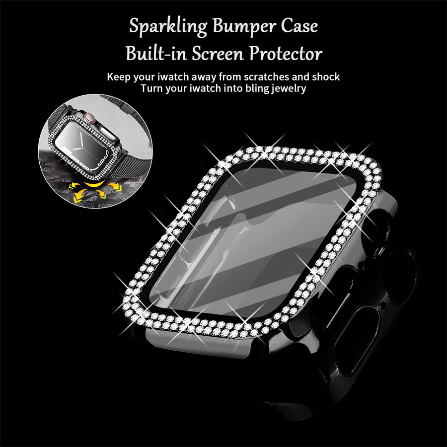 Diamond Cover For Apple watch  - Smartwatch Band Accessories recension och pris