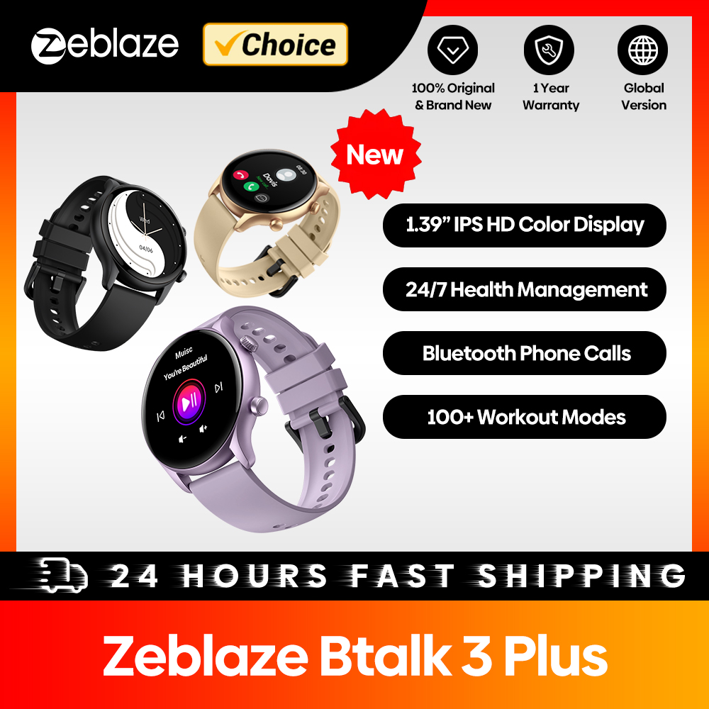 New Zeblaze Btalk 3 Plus Voice - Smartwatch Faces recension och pris