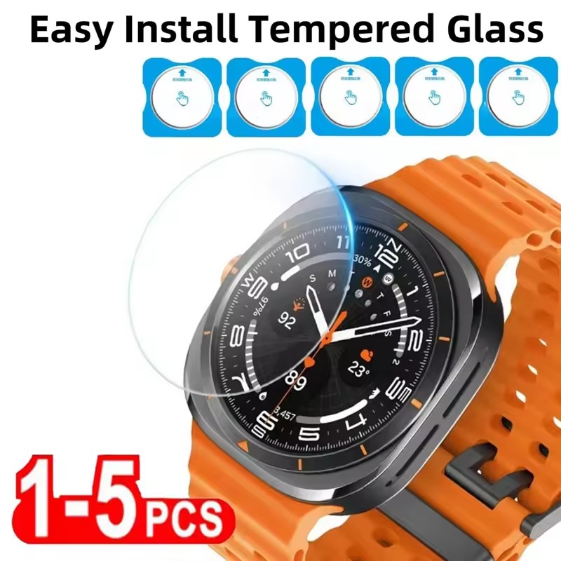 1-5PCS Premium Tempered Glass  - Samsung Smartwatch Ultra Accessories recension och pris