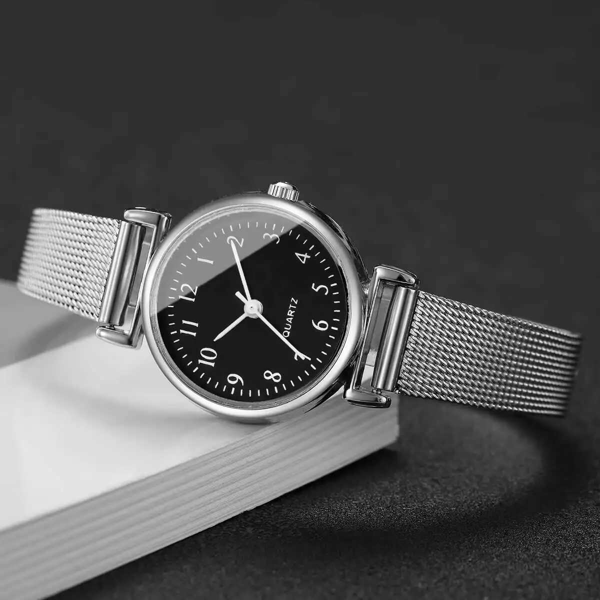 1/2PCS Fashion Women Watches S - Stainless Mesh Band recension och pris