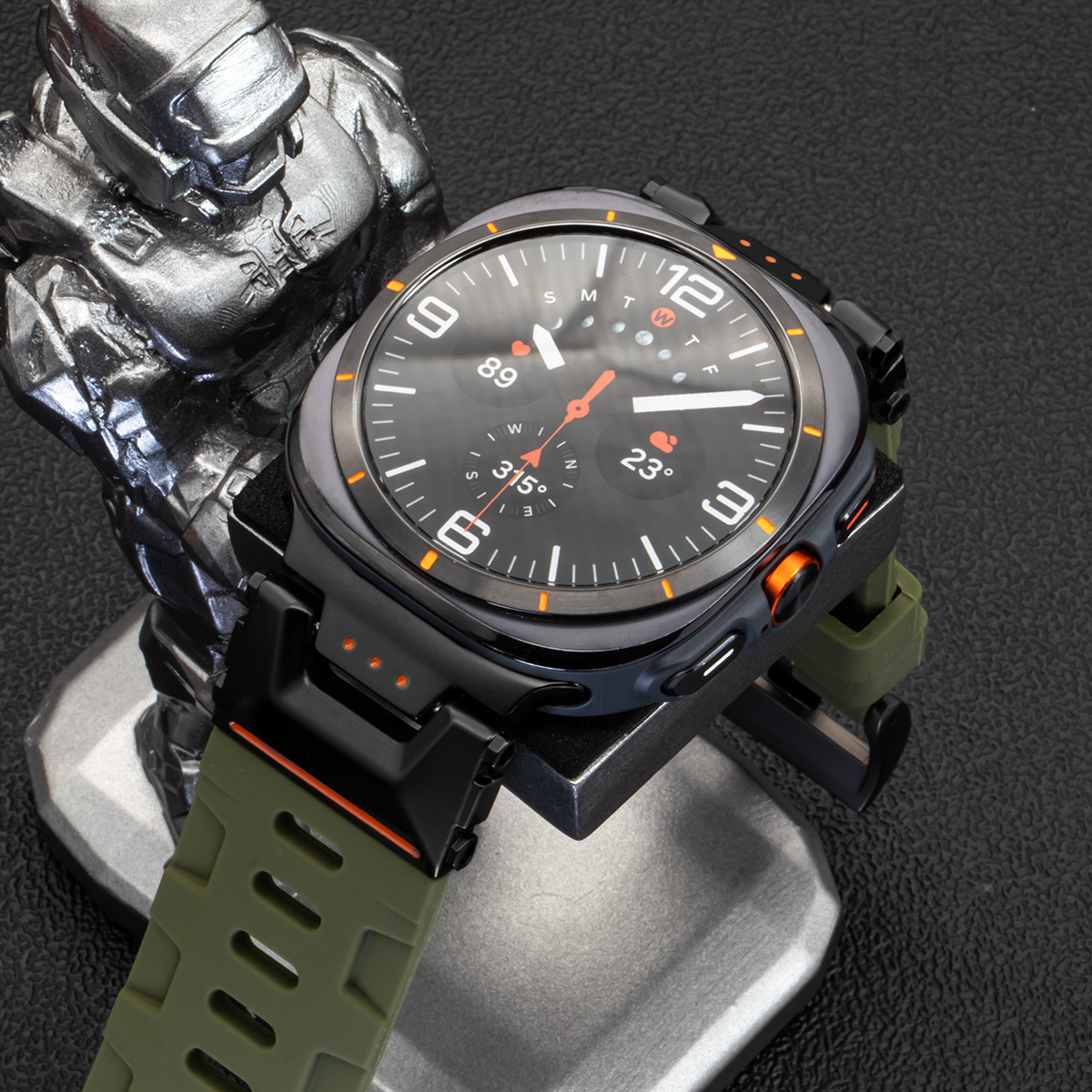Rubber Silicone Strap for Sams - Samsung Smartwatch Ultra Accessories recension och pris