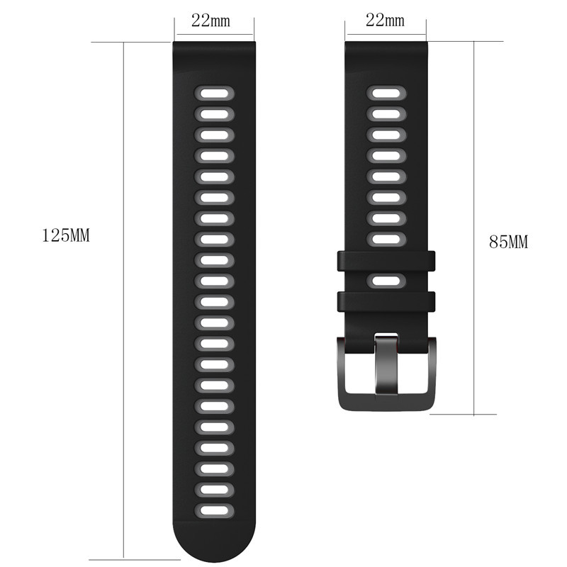 22mm Two-Tone Sports Strap For - Xiaomi Smartwatch S3 Accessories recension och pris