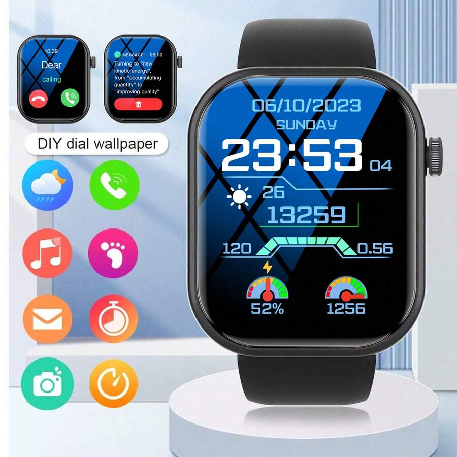 Smart Watch, Wireless Calling  - Smartwatch Touch recension och pris