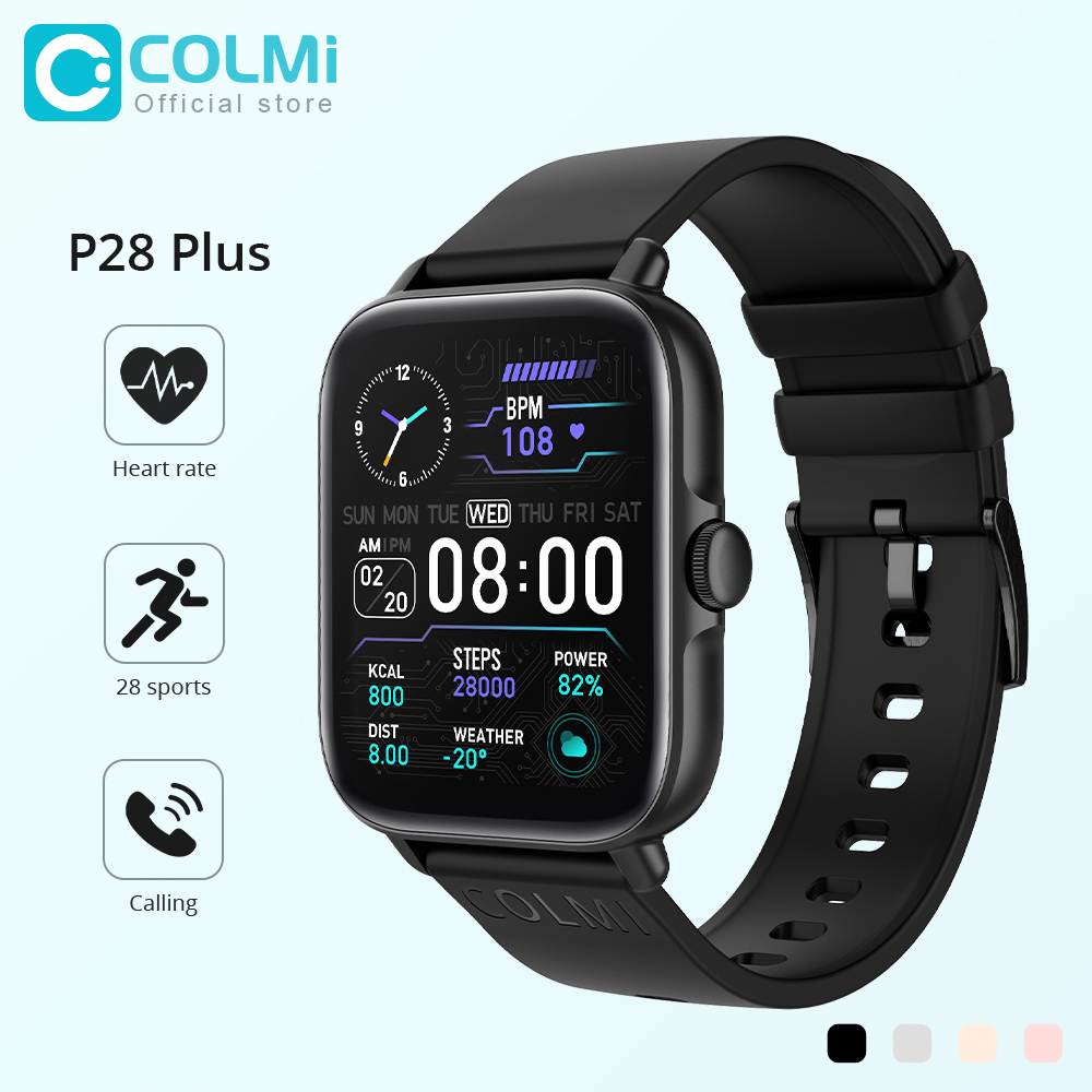 COLMI P28 Plus Bluetooth Answe - Smartwatch Faces recension och pris