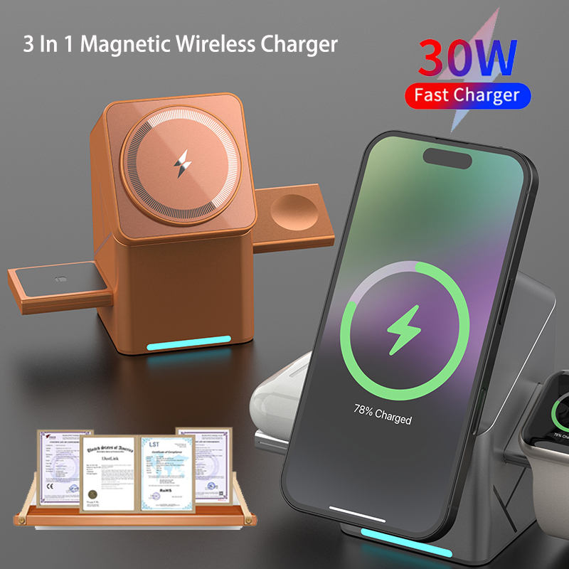 15W 3 in 1 Multi-function Touc - Smartwatch Touch recension och pris