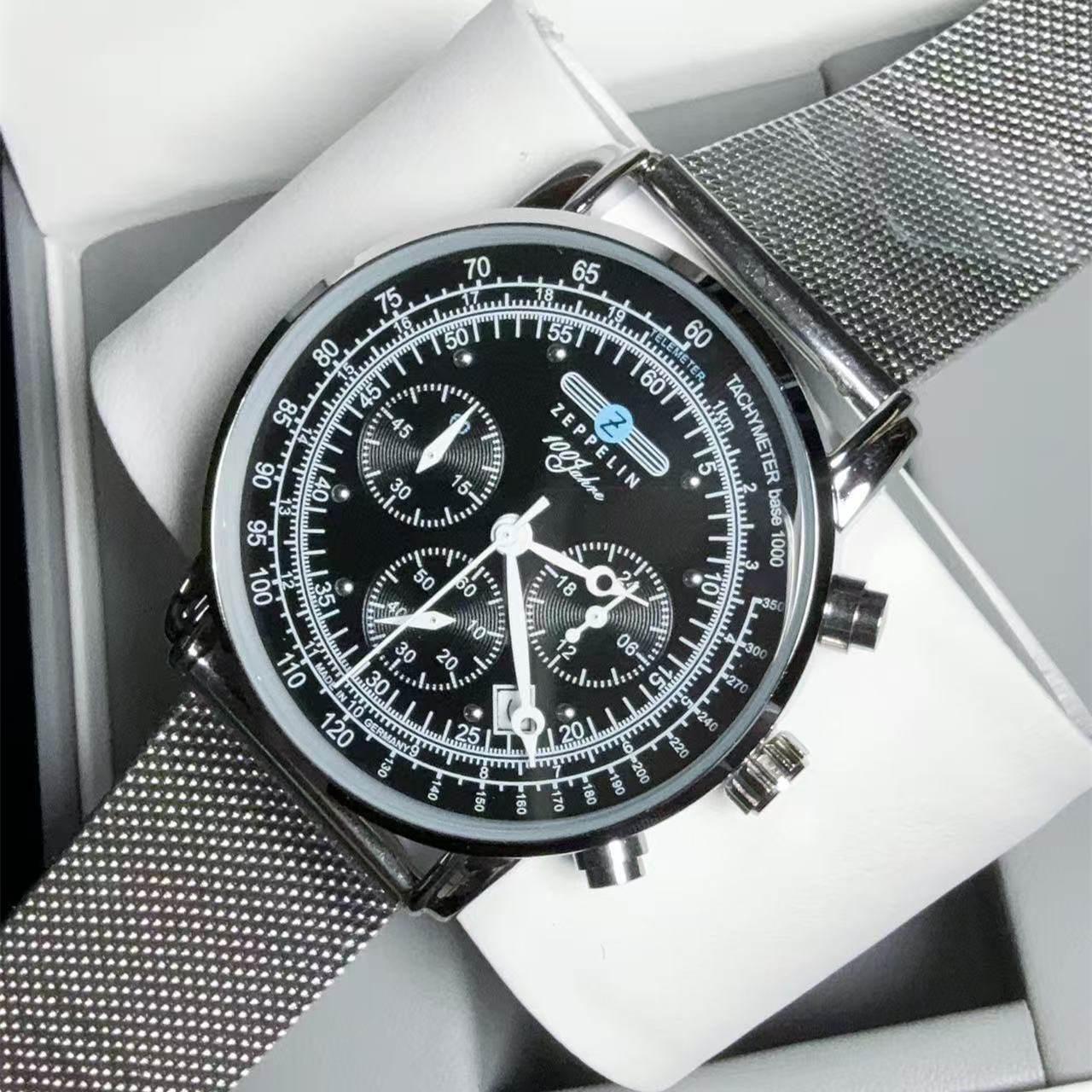 2026 New Collection Zeppelin M - Stainless Mesh Band recension och pris
